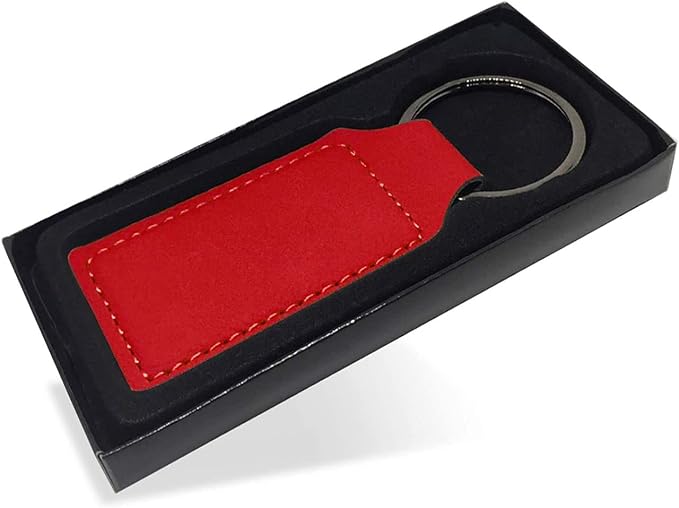 LaserGram Rectangle Keychain, Coat of Arms Germany, Personalized Engraving - Image 2
