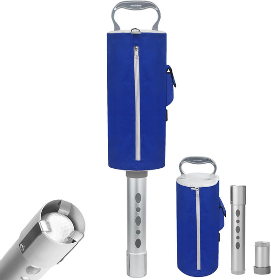 HOW TRUE Golf Ball Shag Bag with Aluminum Handle and Frame | Shag Bag for Golf Balls Golf Ball Retriever | Hold up to 70 Balls