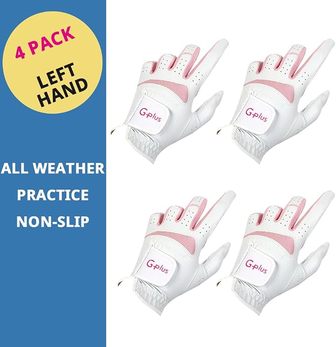 J&S Sporting G-Plus Women's Ladies Golf Gloves, Both Hand/Left Hand or Right - Image 2