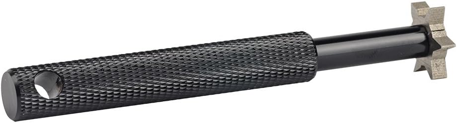 HIFROM Groove Sharpener with 6 Heads - Golf Club Groove Sharpener Re-Grooving Tool and Cleaner for All Irons Pitching Sand Lob Gap and Approach Wedges and Utility Clubs ¡­