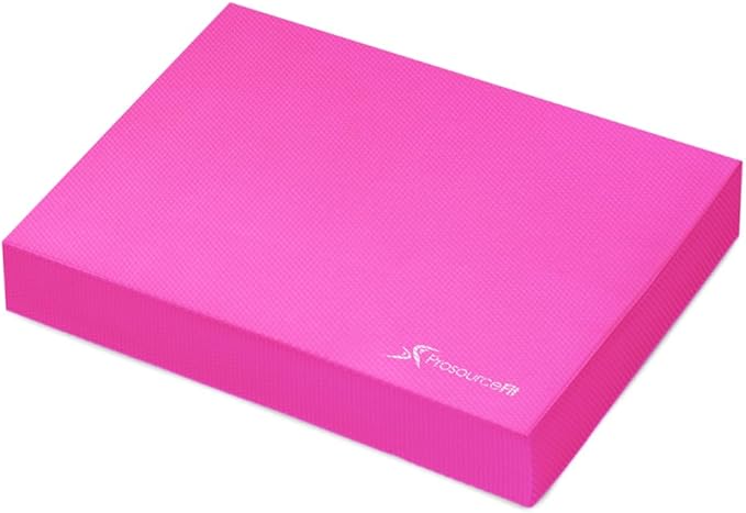 ProsourceFit Exercise Balance Pad – Non-Slip Cushioned Foam Mat & Knee Pad by ProsourceFit