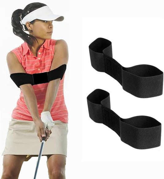 2 Pack Golf Swing Training Aid - Swing Correcting Arm Band