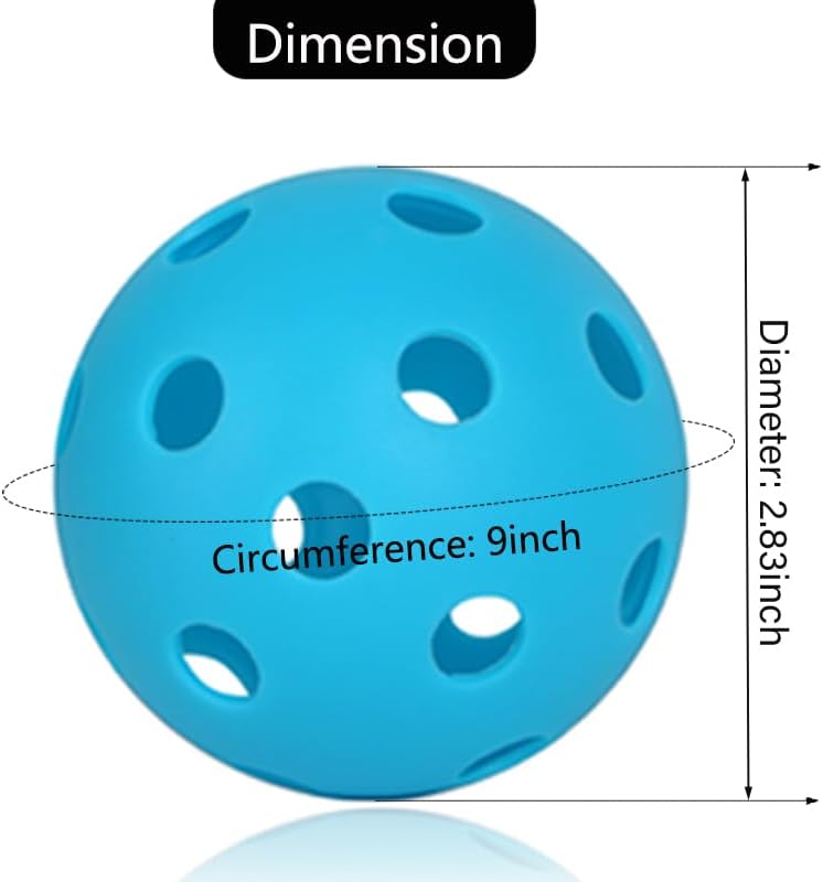 20 Pack Plastic Baseballs 9 Inch Practice Baseballs Softball, Baseballs for Hitting and Pitching Practice - Soft and Lightweight Limit Flight Balls for Training and Softball Games