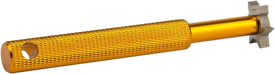 HIFROM Groove Sharpener with 6 Heads - Golf Club Groove Sharpener Re-Grooving Tool and Cleaner for All Irons Pitching Sand Lob Gap and Approach Wedges and Utility Clubs ¡­