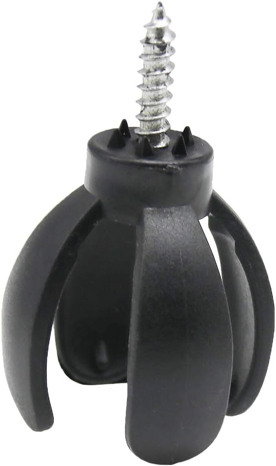 HISTAR 5Pcs Golf Ball Pick Up Retriever Putter Grip Finger Rubber Picker Tool Black