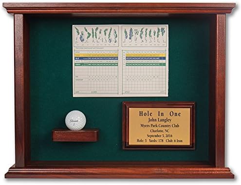 Hole-In-One Ball Golf Shadowbox Display - Image 5