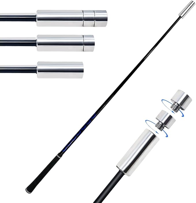 Golf Swing Trainer, Golf Swing Training Aid Warm up Stick by Konday