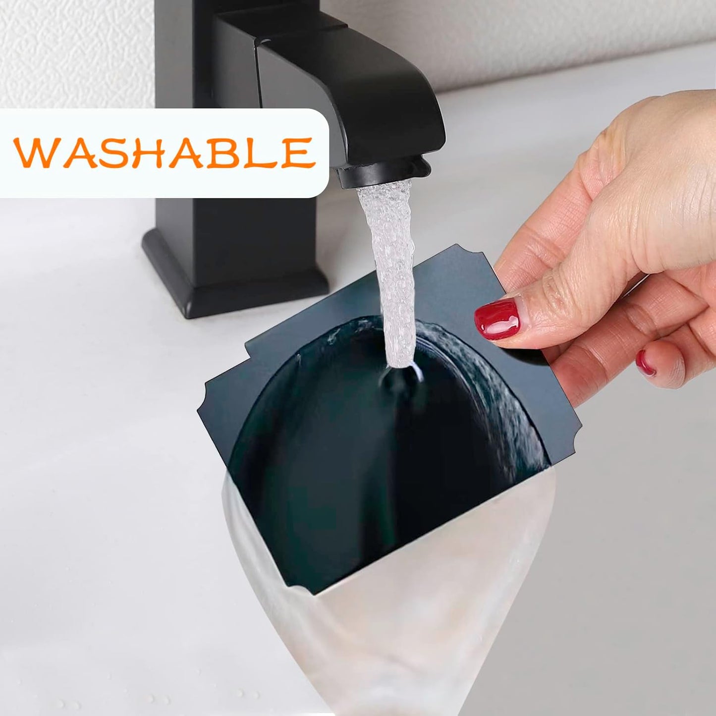 20 Basket Labels Clip On, Reusable Labels for Storage Bins, Removable Chalk Labels for Containers, Kitchen Closet Baskets and Storage Basket Holders with 2 White Chalk Markers