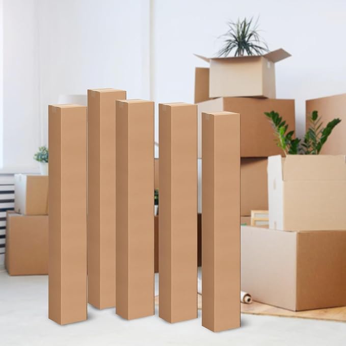 6x6x48 Inch Tall Corrugated Cardboard Boxes 15 Pack, Storage Box - Image 6