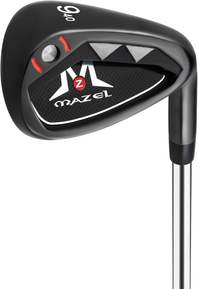 MAZEL Men Golf Iron Set or 1, Pitching Wedge, Sand Wedge by MAZEL