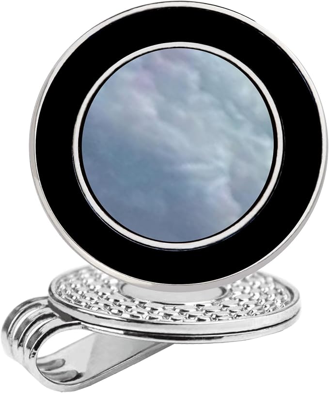 Golf Ball Marker Hat Clip with Pearl Ball Marker, Golf Gifts, Golf Accessories by ETRUEE-BestChoiceforgolfer