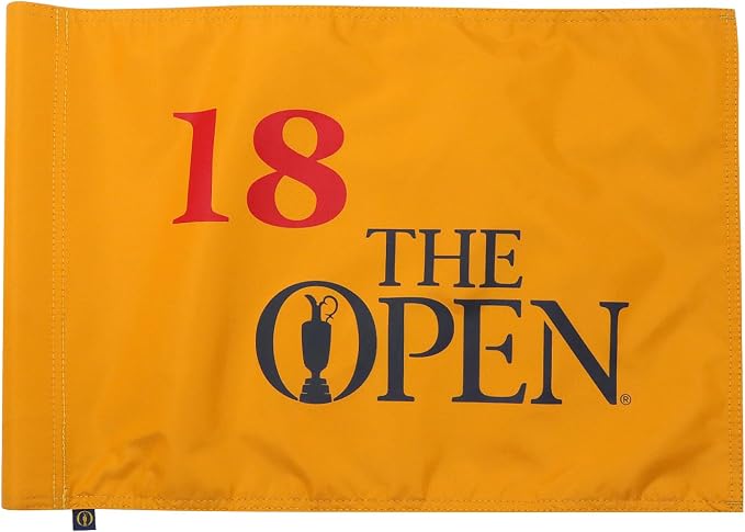 Standard TheOpen Golf Flag, Tube Insert, 14x20 Inch 420D Nylon Dual-Sided by COGOLFINGOUTDOOR