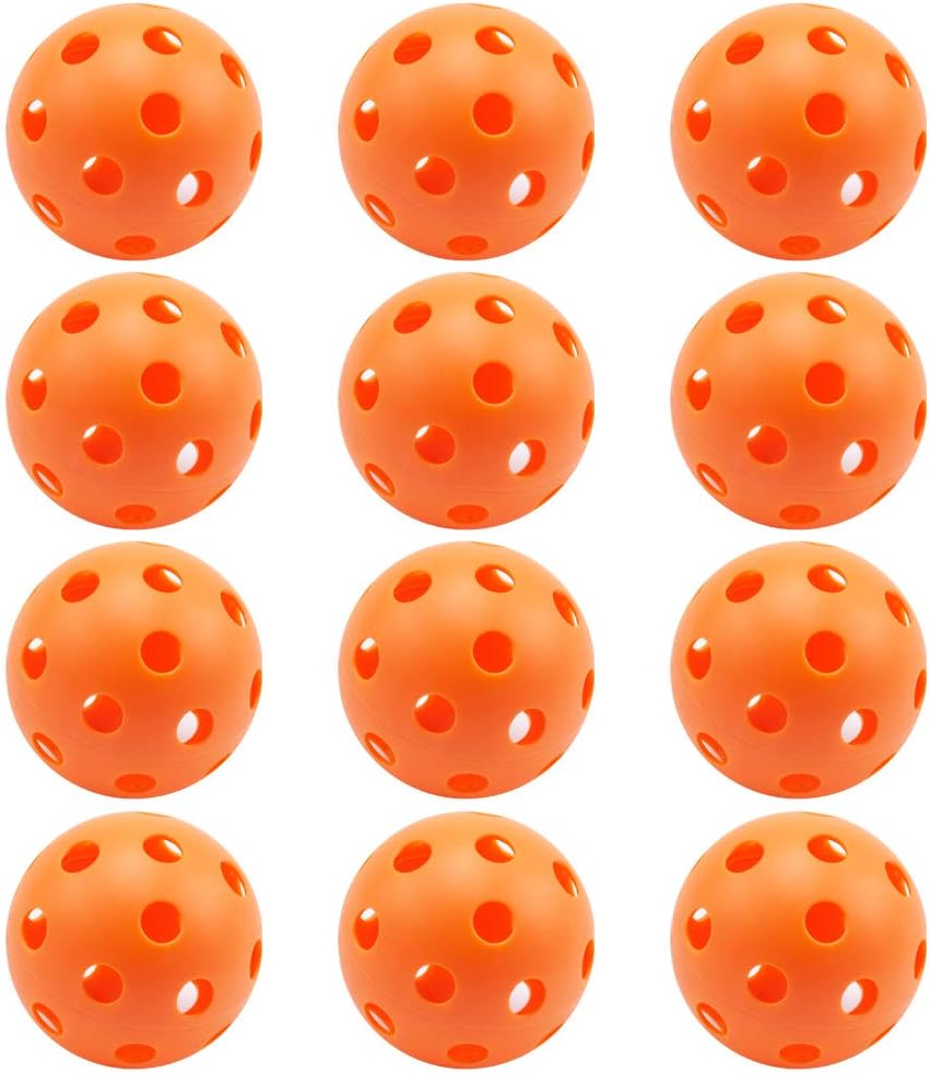 GSE Games & Sports Expert Practice Baseballs, Plastic Baseballs Training, Hollow Airflow Softballs for Pitching, Batting, Catching for All Skill Levels (Several Styles Available)