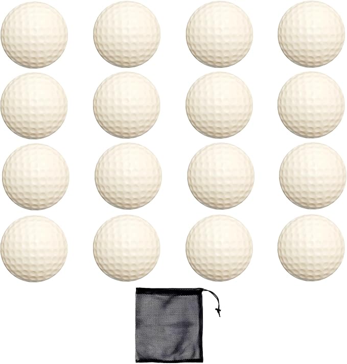 Foam Golf Practice Balls 16 or 54 Pack Soft Limited Flight Golf Balls by Unknown