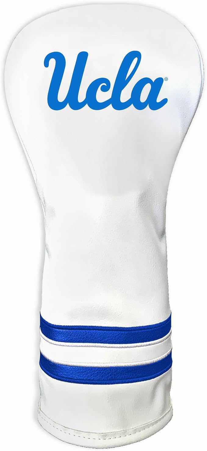 Team Golf NCAA White Vintage Fairway Golf Club Headcover, Form Fitting Design by TeamGolf