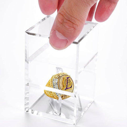 Championship Ring Display Case, Acrylic Display Box and Holder by foboullLife