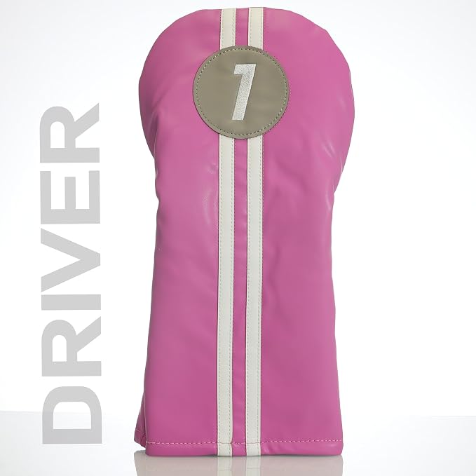 Single Headcover, Easy Slip-On Easy-Off Golf Club Head Cover, Fleece Lined - Image 2
