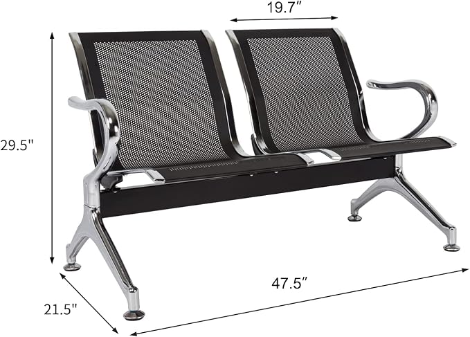 Kinfant Waiting Room Chair Bench - Image 3