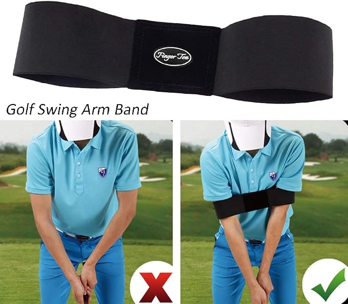 Amy Sport Golf Swing Training Aid Wrist Hinge Adjustable Arm Band - Image 2