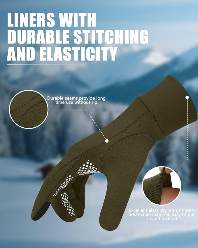 Aegend Lightweight Winter Gloves - Image 4