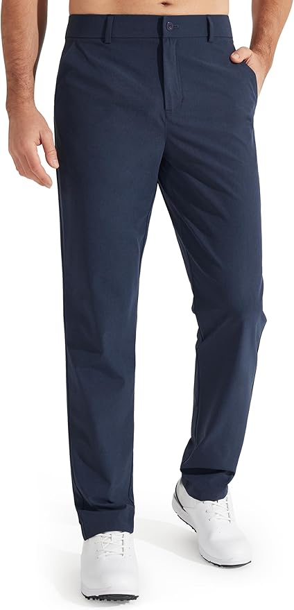 Libin Mens Golf Pants Stretch Work Dress Pants 30"/32"/34" Quick Dry by Libin