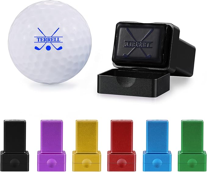 Personalized Golf Ball Stamp, Fast-Dry & Waterproof Ink Golf Ball Marker Stamp by Surpgift