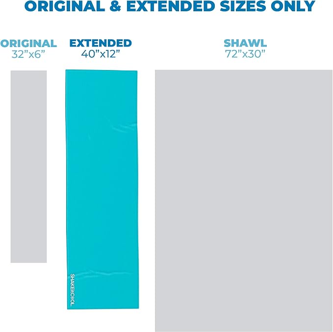 SHAKEitCOOL Extended Size Cooling Towel – Be Cool in Style - Image 6