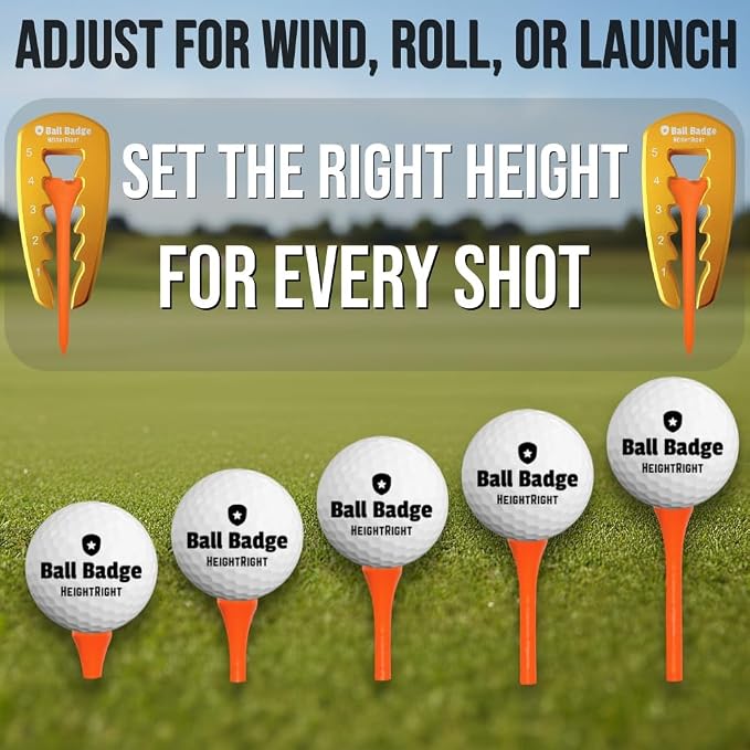 Ball Badge HeightRight Adjustable Golf Tee Height Tool – Precision Tee Height - Image 9
