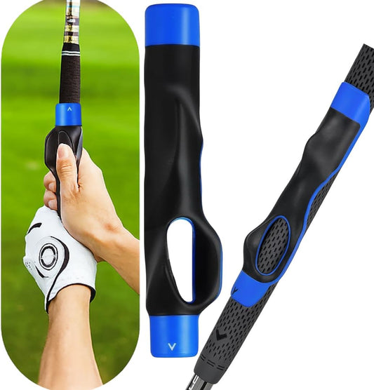 Golf Grip Trainer, Golf Training Aid, Grip Trainer To Help Train Correct Hand Position, Attachment for Improved Hand Positioning on Clubs, Enhance Grip Strength, Precision, and Swing Technique