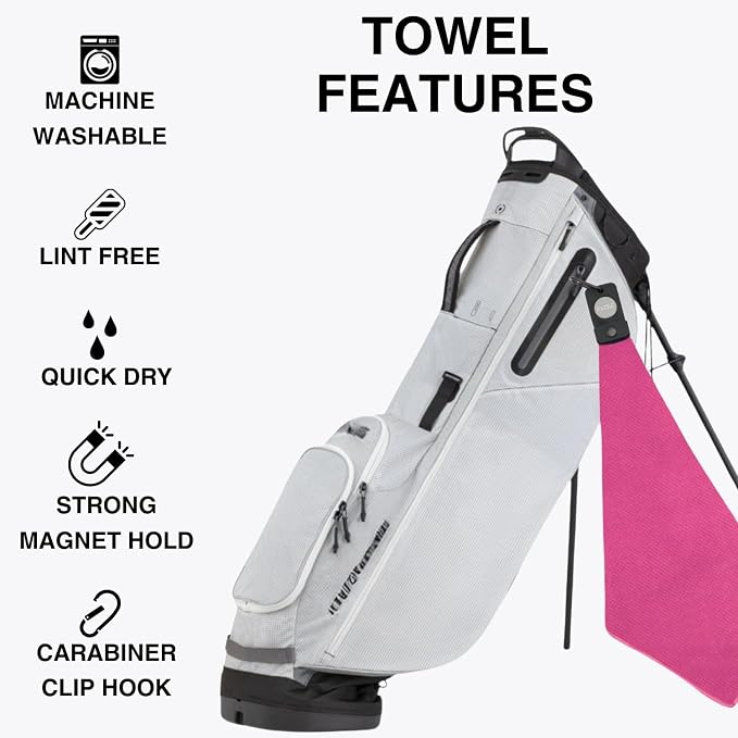 Magnetic Golf Towels for Golf Bags - Image 2