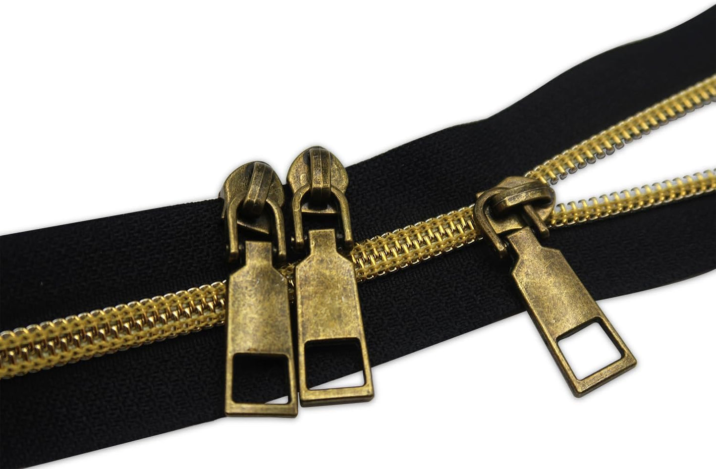 HOLSHUN #5 Zipper Sliders Zipper Pull 30pcs Bulk Heavy Duty Metal Antique Bronze Pulls for #5 Nylon Coil Zippers Replacement Luxury Bag Hardware Luggage & DIY Craft Supplies