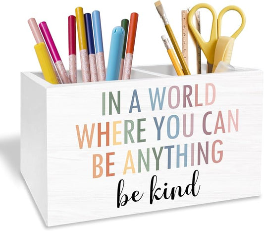 Boho Motivational Pen Pencil Holder by Unknown