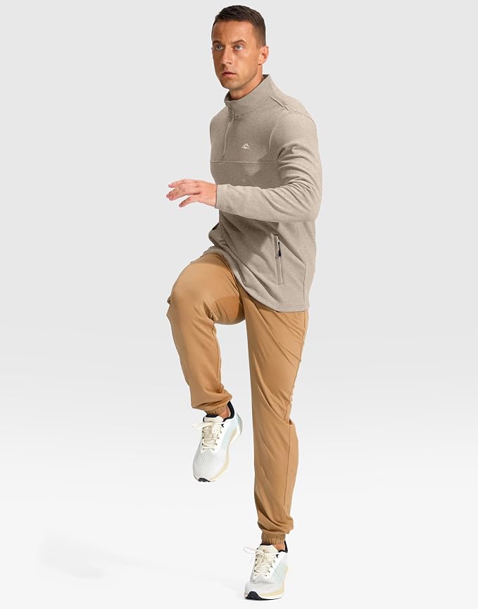 Pudolla Men's Quarter Zip Pullover - Image 6