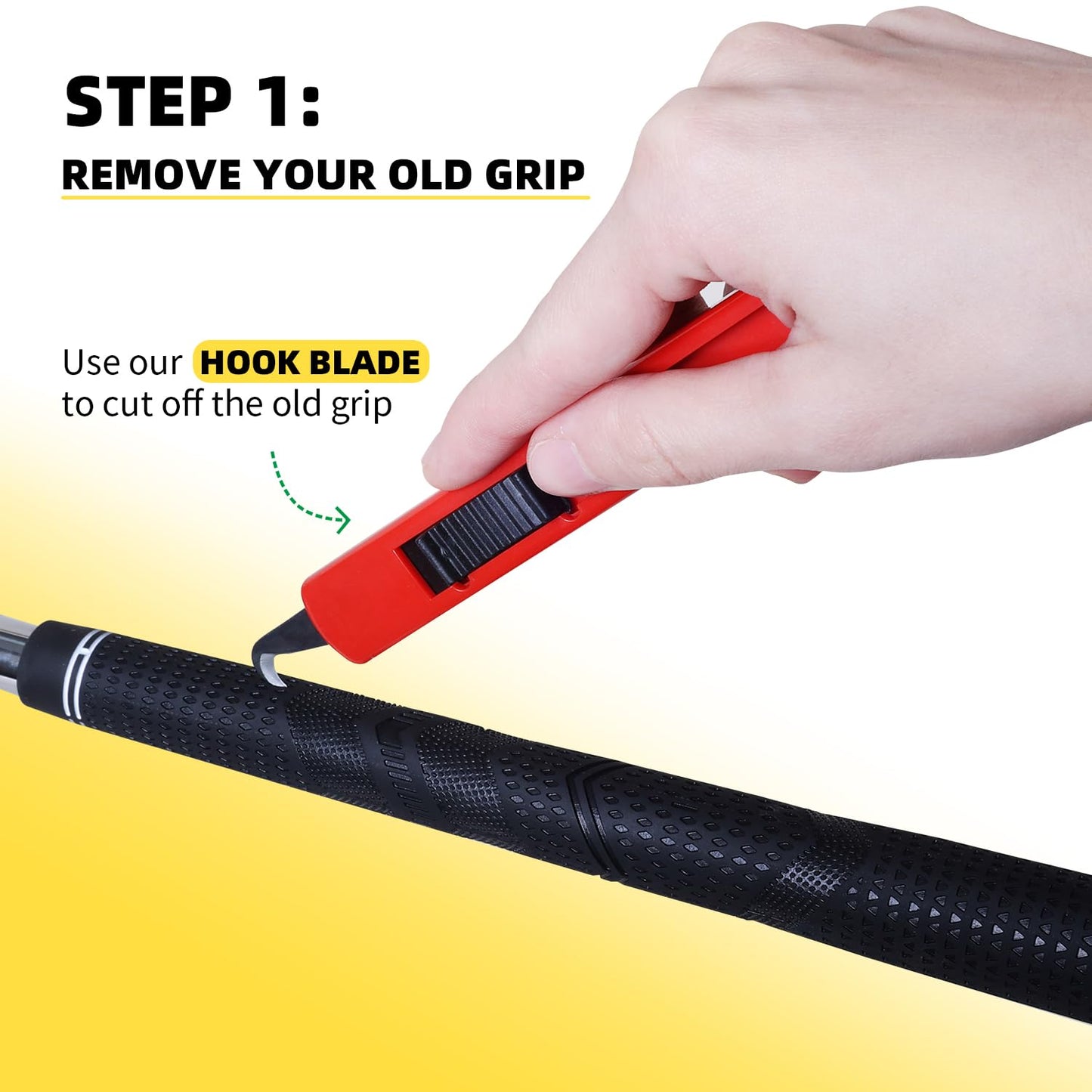 15 Professional Golf Grip Tape Strips - 2"x10" Pre-Cut Solvent Activated Double Sided Adhesive Strips for Regripping Golf Clubs, Residue-Free Removal for All Shaft Types