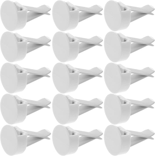 100PCS Car Vent Clips,Air Outlet Clips Car Air Vent Accessories for Home Office DIY Decorations - White