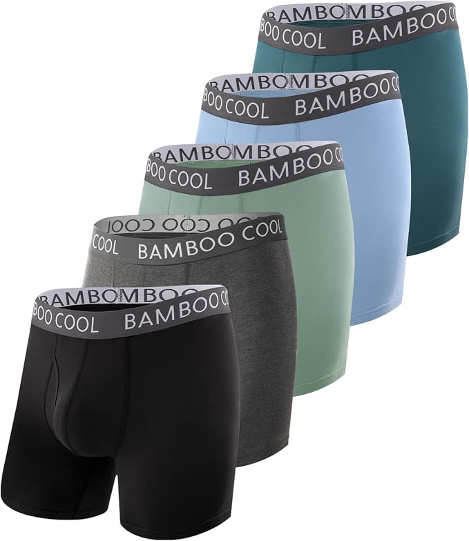 BAMBOO COOL Men's Ultra ComfortSoft Underwear, Moisture Wicking & Breathable No by BAMBOOCOOL
