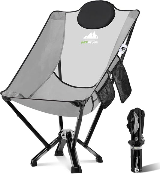 High-Back Folding Chair for Indoor & Outdoor Use — Comfortable Full Back by MTRVR%C2%AEOfficial