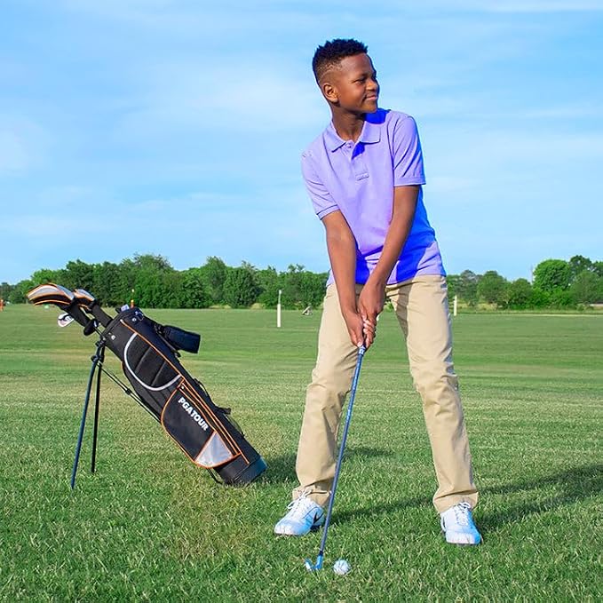 PGA Tour Youth Golf Club Set for Ages 8-12 and 12+, Right and Left-Handed Kids - Image 8