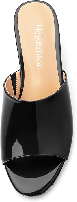 Wedge Sandals for Women Open Toe Wedge Heels Womens Matte High Heel Sandal - Image 3
