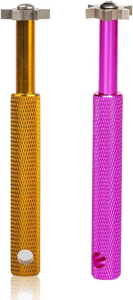 HIFROM Groove Sharpener with 6 Heads - Golf Club Groove Sharpener Re-Grooving Tool and Cleaner for All Irons Pitching Sand Lob Gap and Approach Wedges and Utility Clubs ¡­