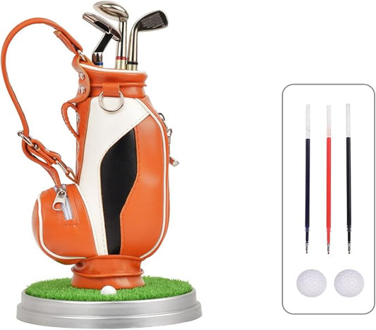 Leather Golf Club holder with three golf club pen, suitable by Unknown