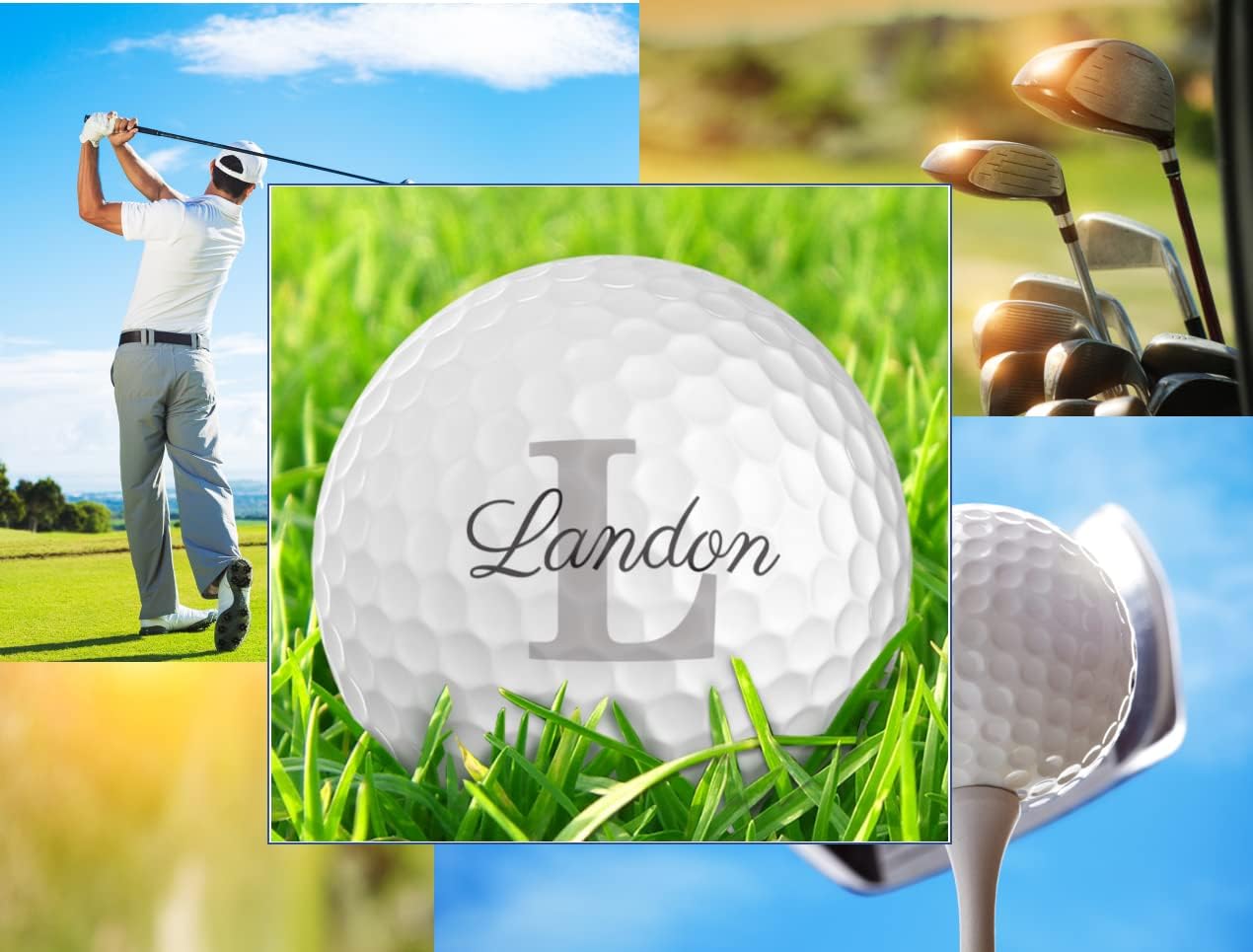 Infusion Personalized Logo Golf Balls - Custom Monogrammed (12 Balls)