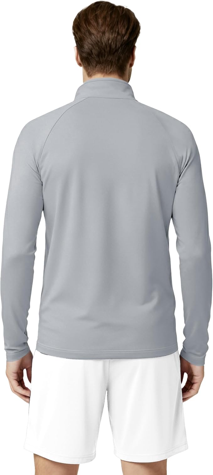 Boladeci Men's UPF 50+ Sun Shirts 1/4 Zip Long Sleeve SPF UV Protection - Image 3