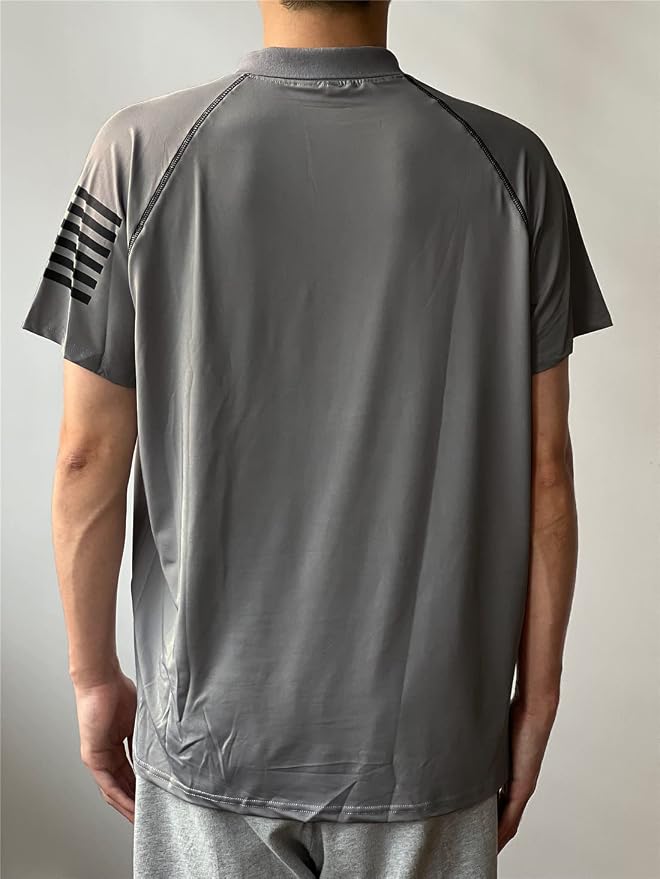 HARGLESMAN Men's 1776 Independence Day American Flag Short Sleeve Polo Golft - Image 4