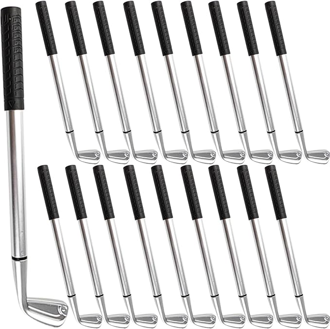 TIHOOD 25PCS Golf Ballpoint Pen Funny Sports Golfing Club Props Black Gel Ink by Tihood