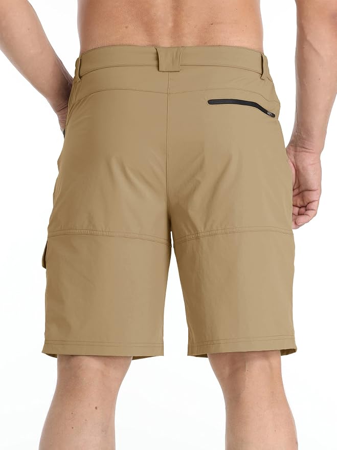 TACVASEN Men's Summer Outdoor Shorts Quick Dry Cargo Casual Work Hiking Shorts - Image 3