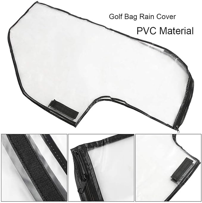 Transparent Golf Bag Rain Cover, Waterproof Rain Cover - Image 3