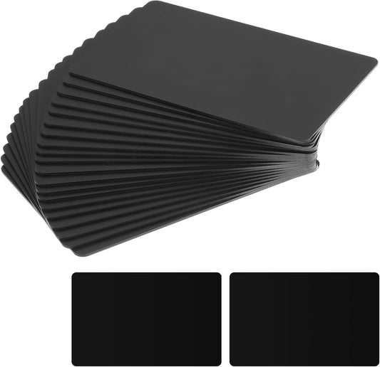 20pcs NFC Cards Rewritable NFC Tags NTAG 215 PVC Cards Blank Easy Convenient Programmable NFC Business Card Chip 504 Bytes Memory NFC Tag Compatible with All NFC Enabled Black