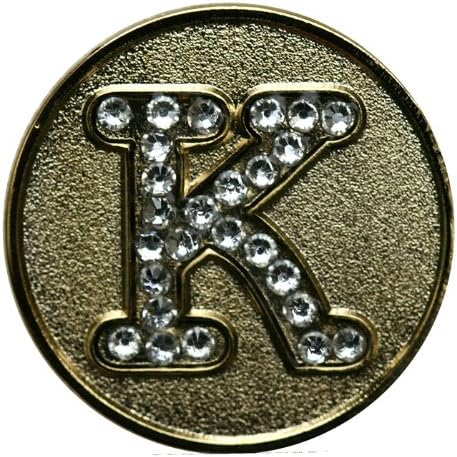 Monogram Initial Golf Ball Marker by Unknown