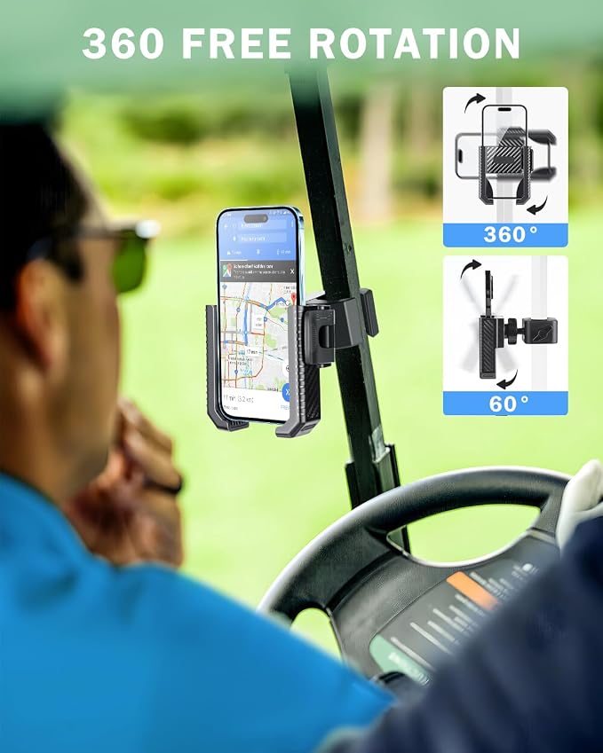 Golf Cart Phone Mount Holder - Image 4